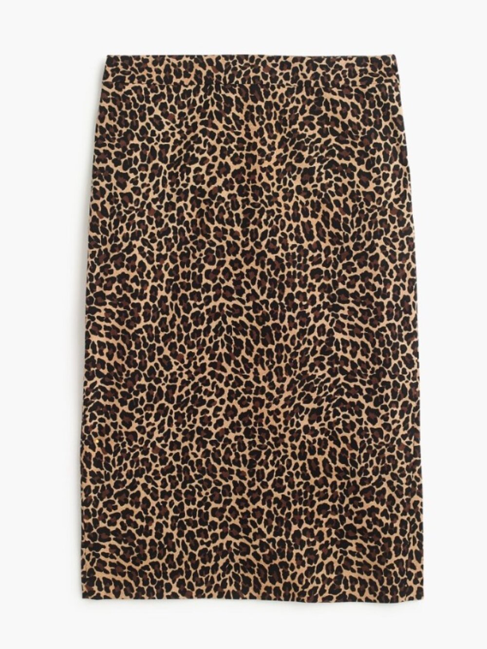 J.Crew No. 2 Pencil Skirt Leopard Bi-Stretch Cotton – Size 10